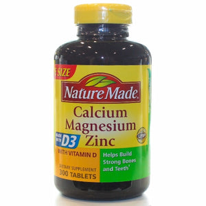 Nature Made, Calcium - Magnesium & Zinc, 300 Tabs