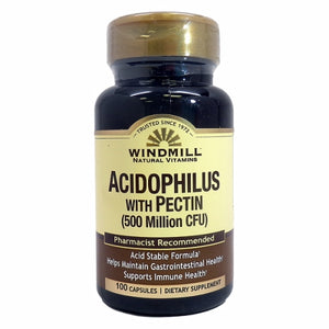 Windmill Health, Acidophilus with Pectin, 100 Caps