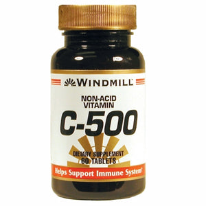 Windmill Health, Vitamin C Non-Acid, 500mg, 60 Tabs