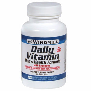 Windmill Health, Daily Vitamin Mens Formula, 60 Tabs