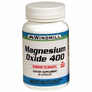 Windmill Health, Magnesium Oxide, 400 mg, 60 Caps