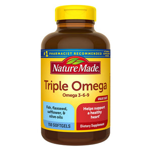 Nature Made, Triple Omega 3-6-9, 150 Liquid Softgels