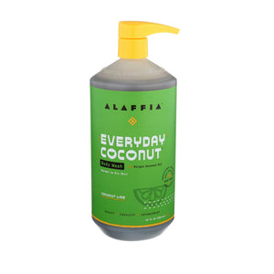 Alaffia, Body Wash Coconut Lime, 32 Oz
