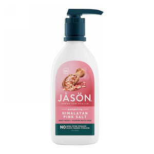Jason Natural Products, Himalayan Pink Salt Foaming Bath Soak & Body Wash, 30 Oz