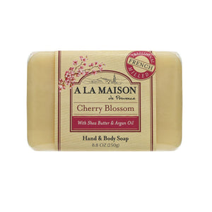 A La Maison, Cherry Blossom Hand & Body Bar Soap, 8.8 Oz