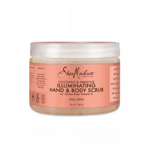 Shea Moisture, Coconut & Hibiscus  Hand & Body Scrub, 12 Oz
