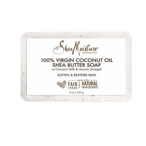 Shea Moisture, 100% Virgin Coconut Oil Shea Butter Soap, 8 Oz