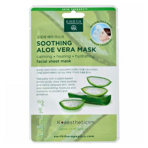 Earth Therapeutics, Face Mask, Aloe Vera 1 Count