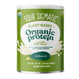 Four Sigma Foods Inc, Plant-Based Protein Powder Unflavored, 16.9 Oz