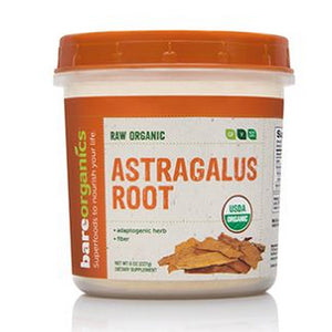 Bare Organics, Raw Organic Astragalus Root Powder, 8 Oz