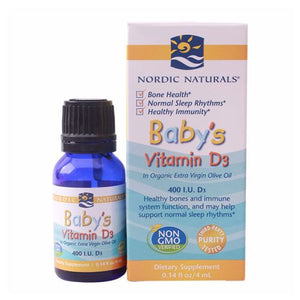 Nordic Naturals, Baby's Vitamin D3, 400 I U, 4 ml