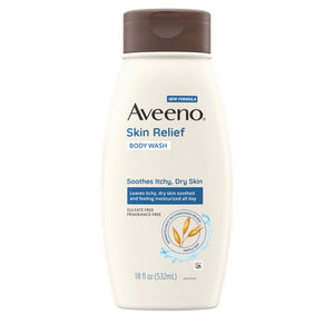 Aveeno, Body Wash Skin Relief Liquid Unscented, Count of 1