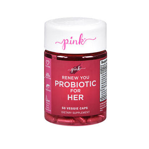 Nature's Truth, Nature's Truth Pink Renew You Probiotic for Her Veggie Caps, 50 Veg Caps