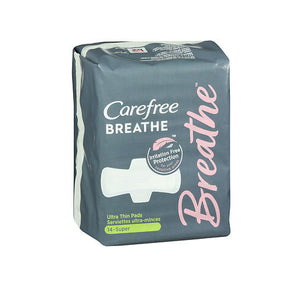 Carefree, Carefree Breathe Ultra Thin Pads Super, 14 Each