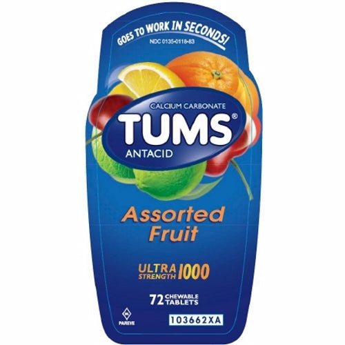 Tums, Antacid Ultra Strength, 1000 mg, Count of 1