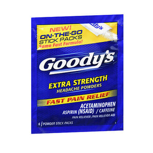 Boudreaux, Goody's Headache Powders Extra Strength, 6 Each