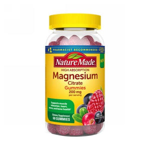 Nature Made, Magnesium Citrate, 200 mg, 60 Count