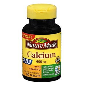 Nature Made, Calcium Vitamin D, 600 mg, 60 Tabs
