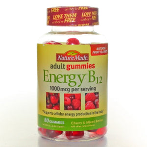 Nature Made, Vitamin B12 Adult Gummies, 80 Tabs