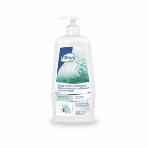Tena, Shampoo and Body Wash Unscented, Count of 1