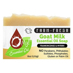 O MY!, Goat Milk Frankincens Myrrh Oil Soap, 6 Oz