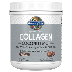 Garden of Life, Collagen Coconut MCT Powder, Chocolate, 420 Grams