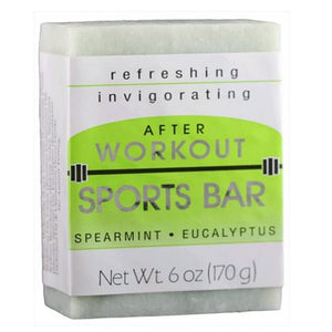 Grandmas Pure & Natural, After Workout Sports Bar, Spearmint Eucalyptus 6 Oz