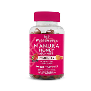 Wedderspoon, Manuka Honey Immunity Gummies Berry, 90 Gummies