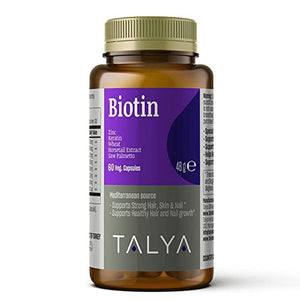 Talya, Biotin, 60 Veg Caps