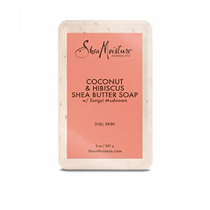 Shea Moisture, Coconut & Hibiscus Shea Butter Soap, 8 Oz