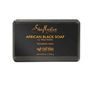 Shea Moisture, African Black Soap With Shea Butter, 8 Oz