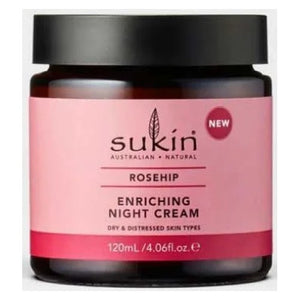Sukin, Rosehip Enriching Night Cream, 4.06 Oz