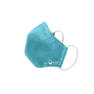 Green Sprouts, Reusable Adult Face Mask, Small, Aqua 1 Count