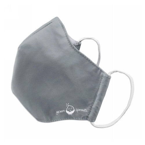 Green Sprouts, Reusable Adult Face Mask Medium Gray, 1 Count