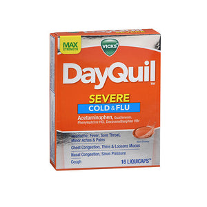 Old Spice, Dayquill Severe Cold & Flu, 16 Liqui Caps