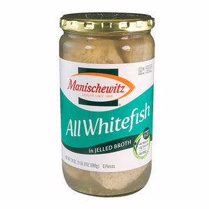 Manischewitz, Whitefish And Pike In Jelled Broth, 24 Oz(Case Of 6)