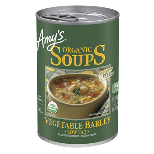 Amys, Organic Soup Low Fat Vegetable Barley, 14.1 Oz(Case Of 12)
