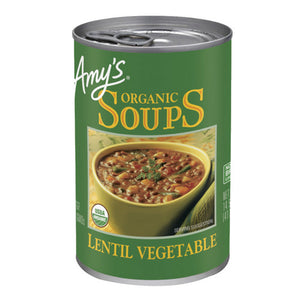 Amys, Organic Lentil Vegetable Soup, 14.5 Oz(Case Of 12)