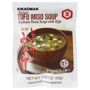 Kikkoman, Instant Tofu Miso Soup Mix, 1.05 Oz(Case Of 12)