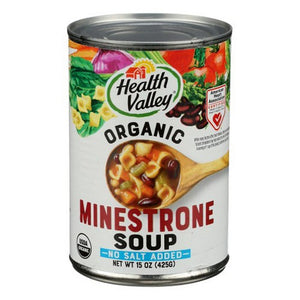 Health Valley, Soup Minestrone Ns Org, 15 Oz(Case Of 12)