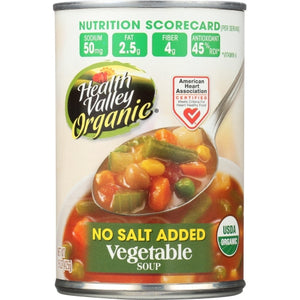 Health Valley, Soup Vegetable Ns Org, 15 Oz(Case Of 12)