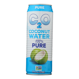 C20 Pure Coconut Water, Original Pure Coconut Water, Case of 12 X 17.5 Oz