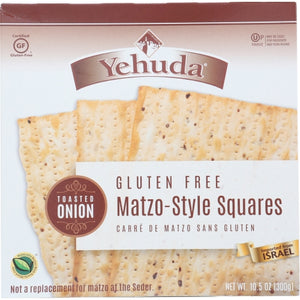 Yehuda, Gluten Free Onion Matzo Squares, 10.5 Oz(Case Of 12)