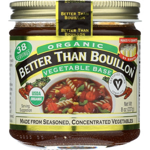 Better Than Bouillon, Organic Seasoned Vegetable Base, 8 Oz(Case Of 6)