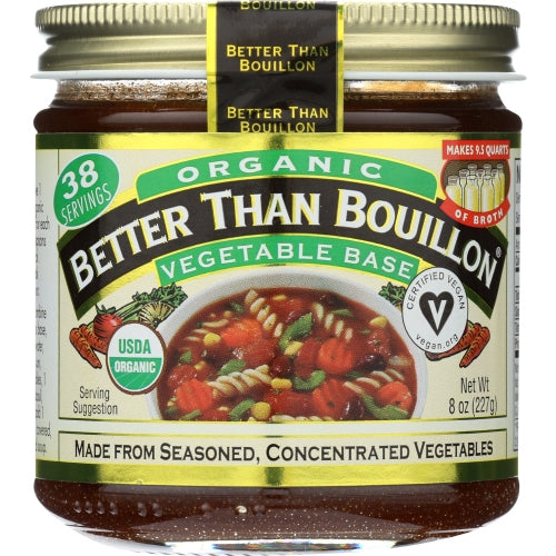 Better Than Bouillon, Organic Seasoned Vegetable Base, 8 Oz(Case Of 6)