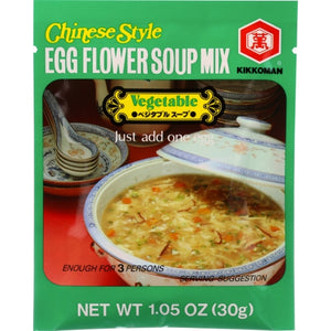 Kikkoman, Egg Flower Vegetable Soup Mix, 1.05 Oz(Case Of 12)