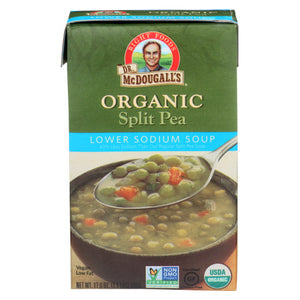 Dr. Mcdougall's, Organic Split Pea Soup, 17.6 Oz(Case Of 6)