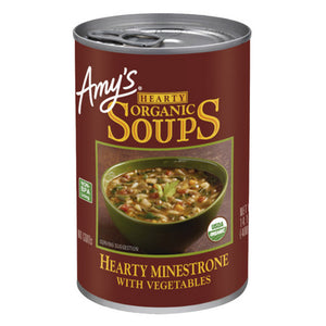 Amys, Organic Hearty Vegetable Minestrone Soup, 14.1 Oz(Case Of 12)