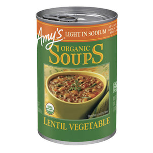 Amys, Organic Soup Lentil Vegetable, 14.5 Oz(Case Of 12)
