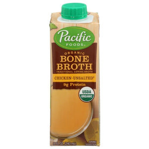 Pacific Foods, Bone Broth Chicken Org, Case of 1 X 8 Oz